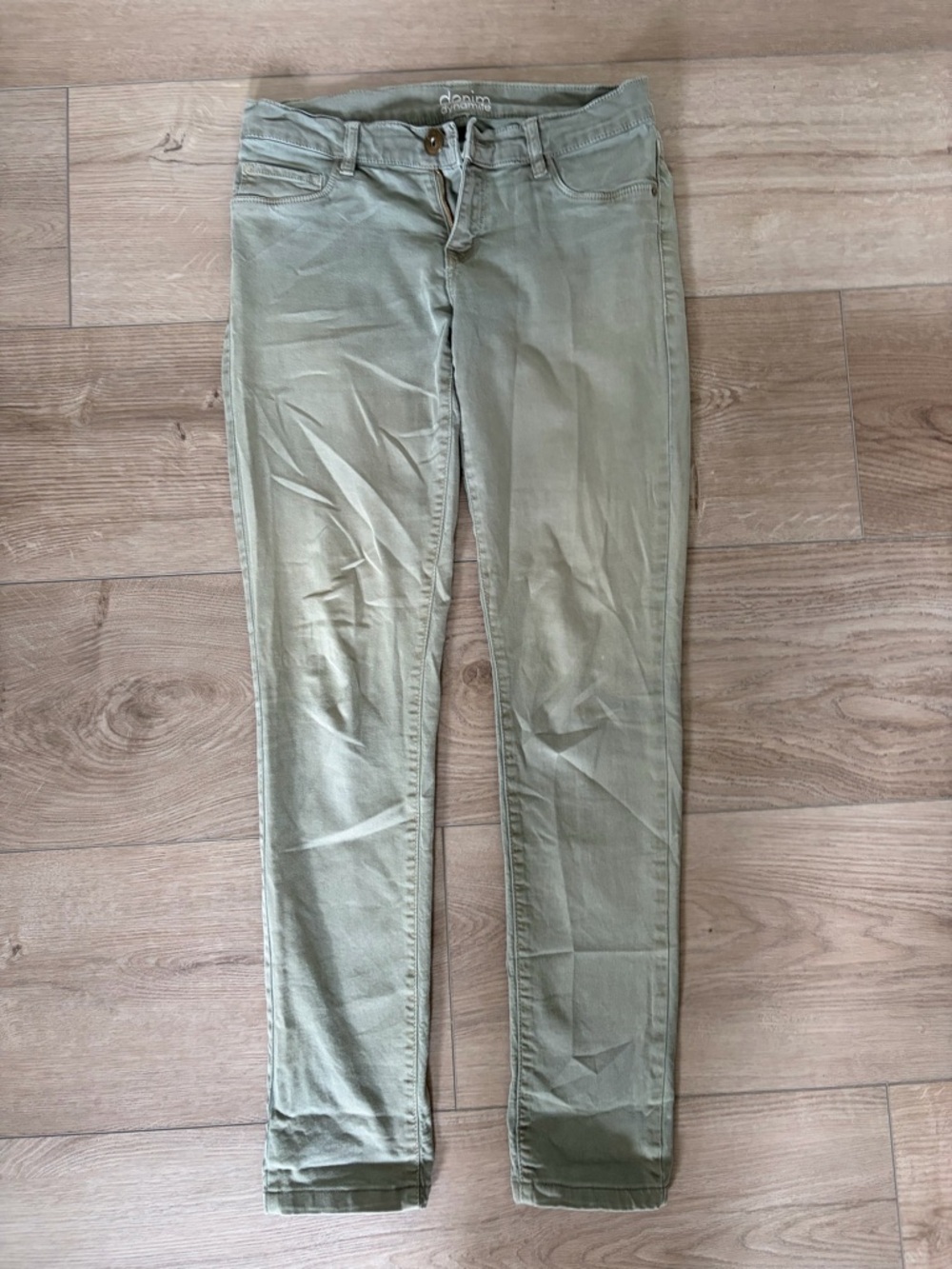 Dynamite Olive Green Skinny Jeans